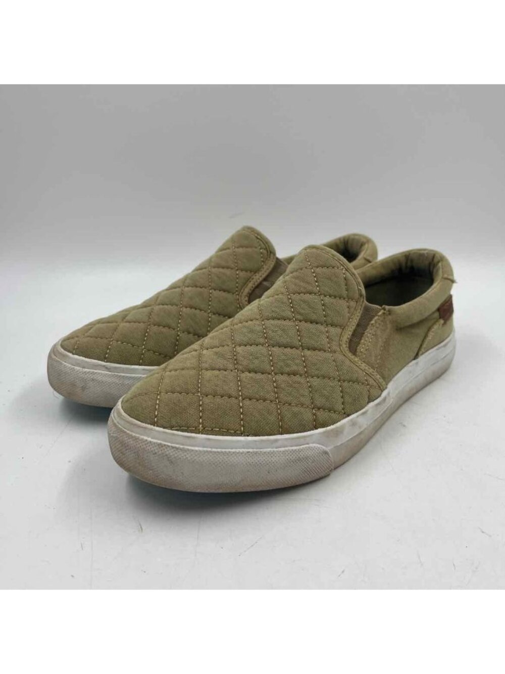 Blowfish Quilted Women's Shoe Size 8 Olive Solid Casual Shoes